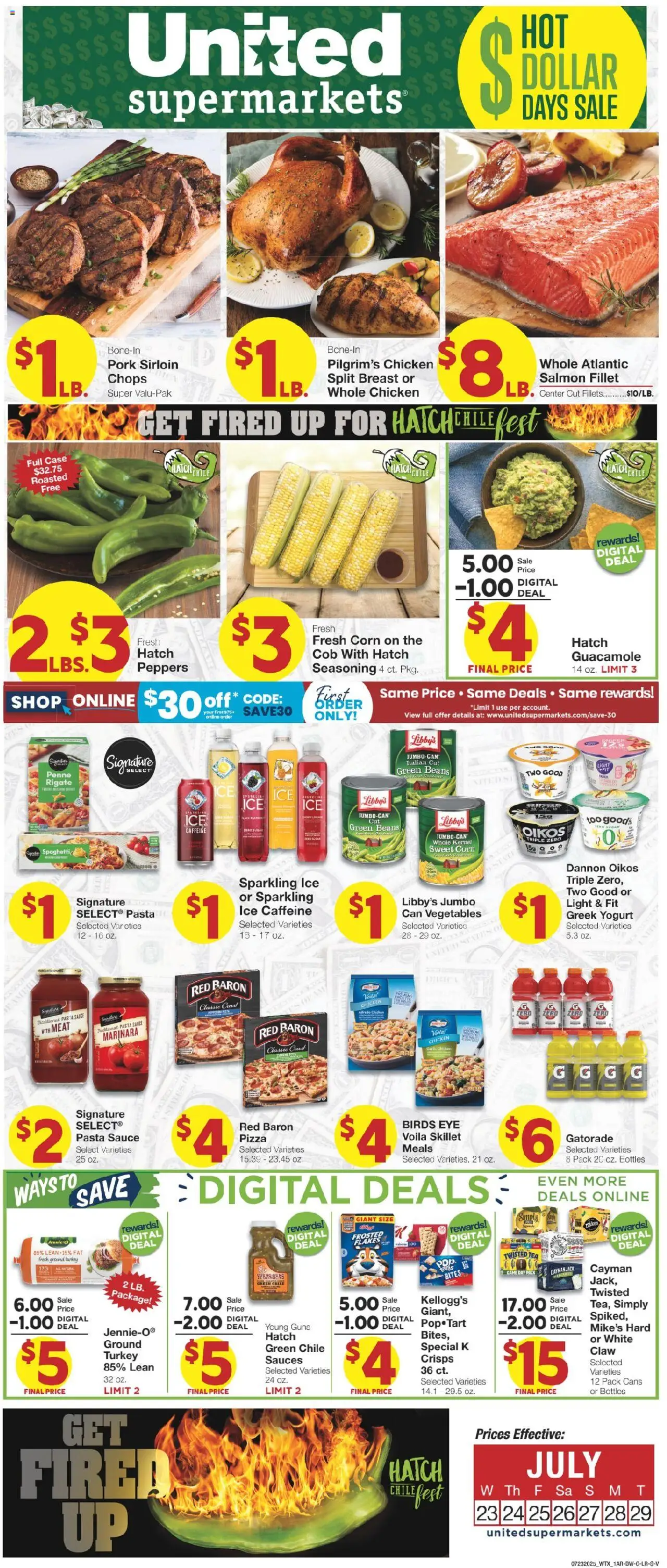 United Supermarkets Weekly Ad from 07/23/2025 - Flyer - Page number 1