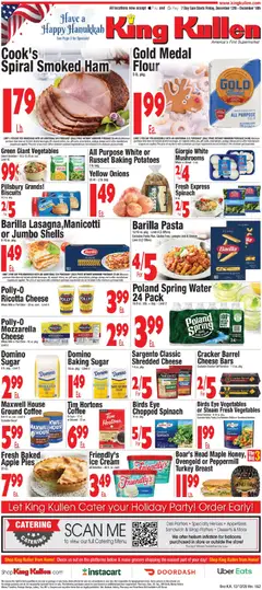 Ad Preview of King Kullen Weekly Ad from 12/12/2025 | Page: 1