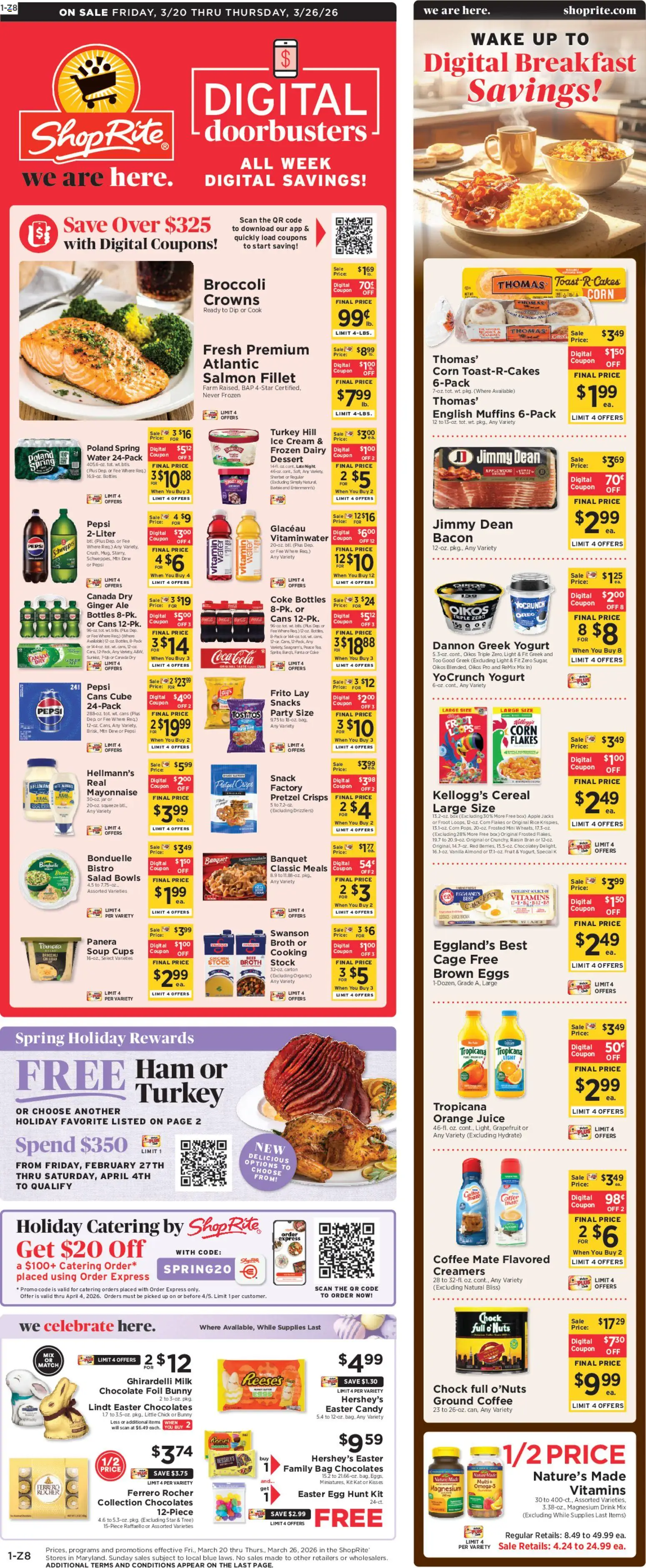 Ad Preview of ShopRite ShopRite Weekly Ad from 03/20/2026