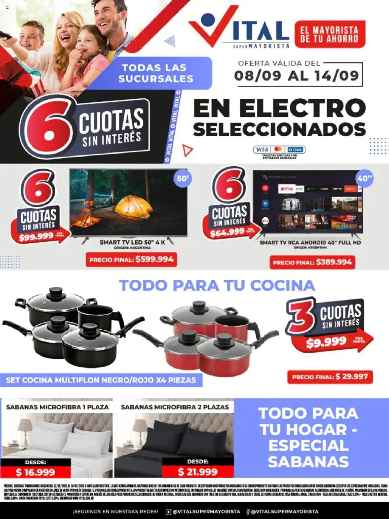 Vital Ofertas nonfood del 08/09/2025 >> Catálogo