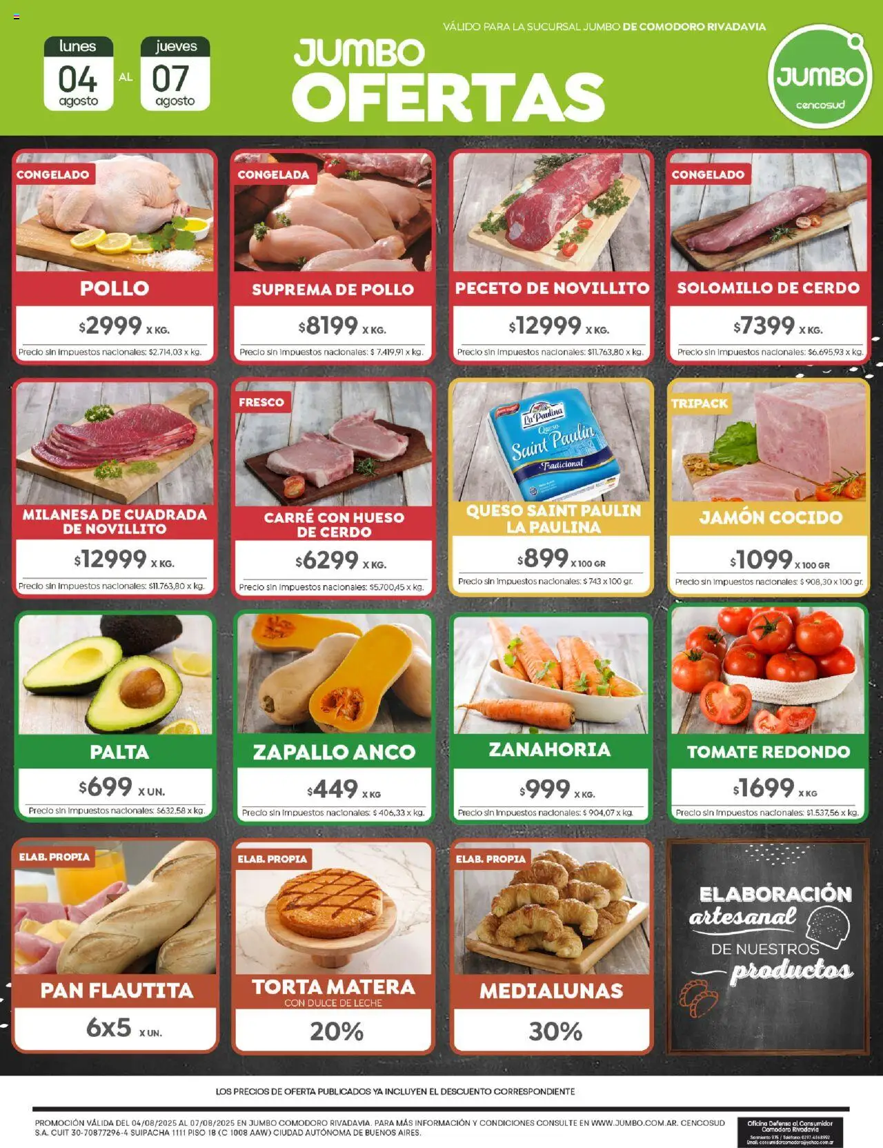 Jumbo Ofertas - Comodoro del 04/08/2025 >> Catálogo