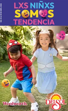Vista previa las ofertas de la tienda Del Sol y Woolworth - Del Sol y Woolworth catálogo Moda Niños 2026 desde el 16/04/2026 