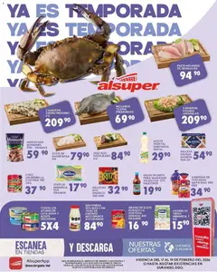 Vista previa las ofertas de la tienda Alsuper - Folleto Durango desde el 17/02/2026 
