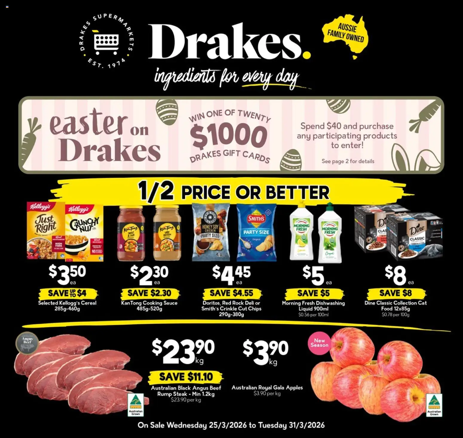 Preview of catalogue Drakes catalogue QLD from shop Drakes valid 25/03/2026