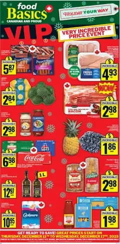 Preview of leaflet Ancaster from shop Food Basics is valid from Dec 11, 2025