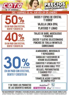 Vista previa del folleto de la tienda Coto válido desde el 23/01/2026 