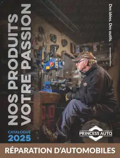 Un aperçu du dépliant Réparation d'automobiles du magasin Princess Auto est valide à partir 16 avr. 2025