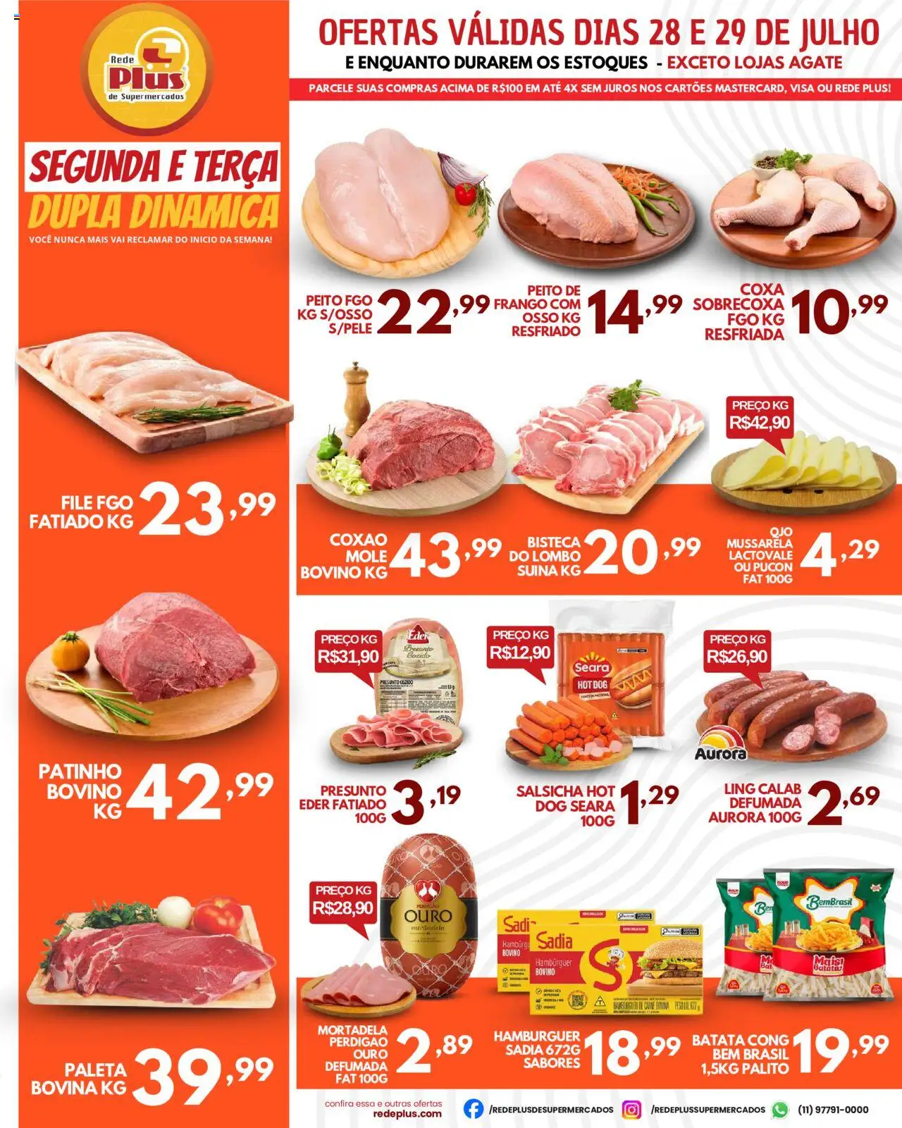 Rede Plus Supermercados folheto "Ofertas da semana" válido a partir de 28/07/2025 - número de página 1