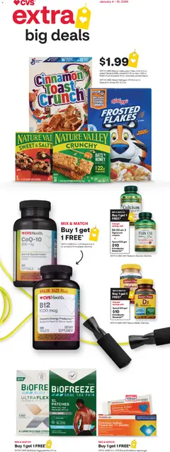 Ad Preview of CVS Pharmacy Weekly Ad - FL from 01/04/2026