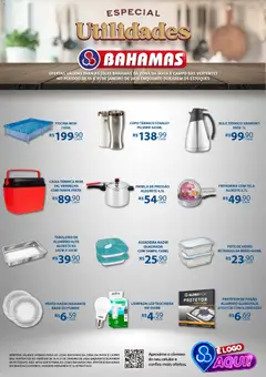 Pré-Visualização do folheto "Ofertas Especial Utilidades" da loja Bahamas Supermercados válido a partir de 15/01/2026