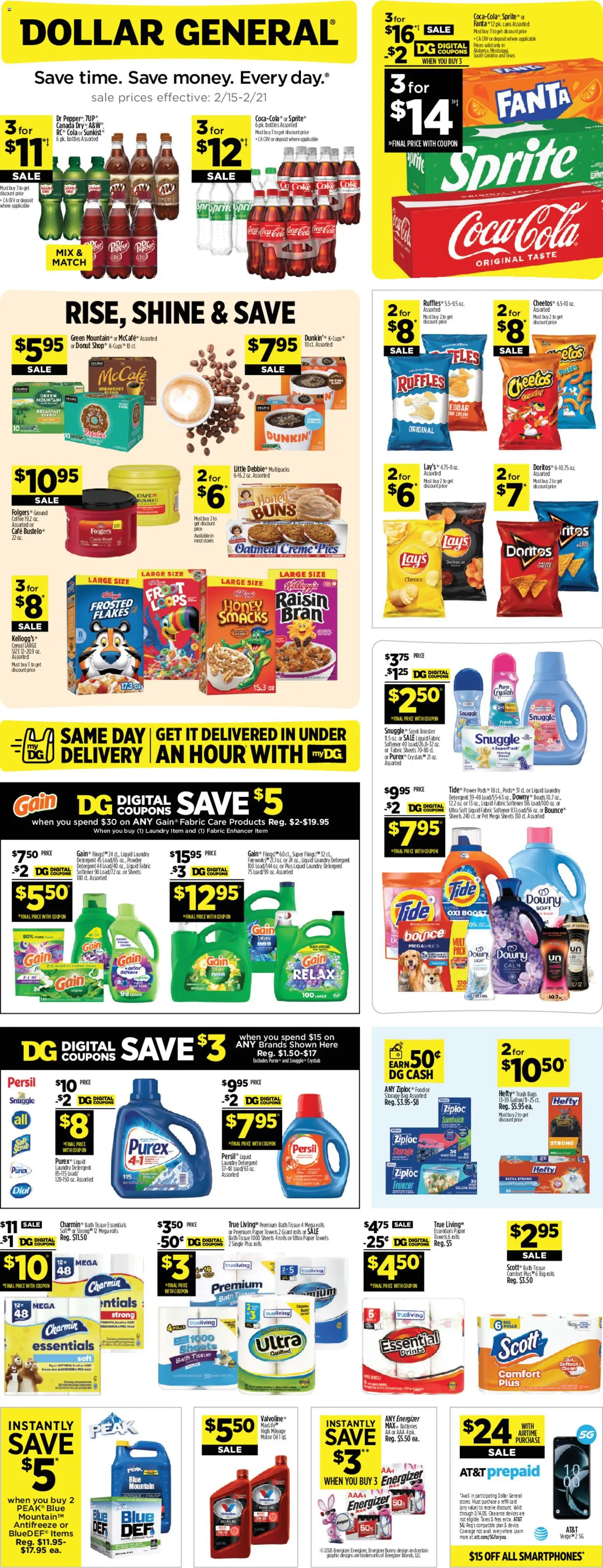 Ad Preview of Dollar General Weekly Ad from 02/15/2026