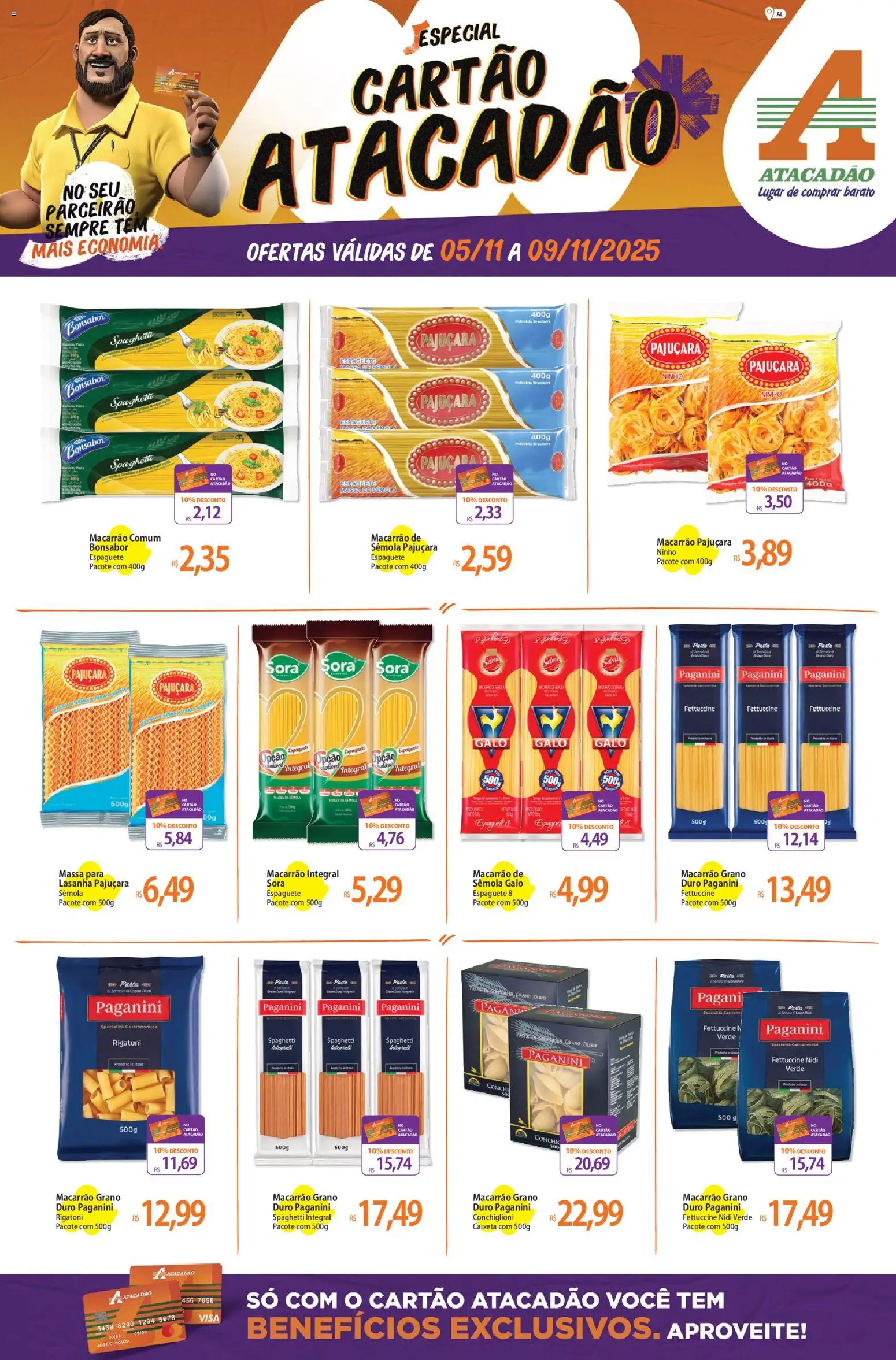 Pré-Visualização do folheto "Ofertas - AL" da loja Atacadão válido a partir de 05/11/2025