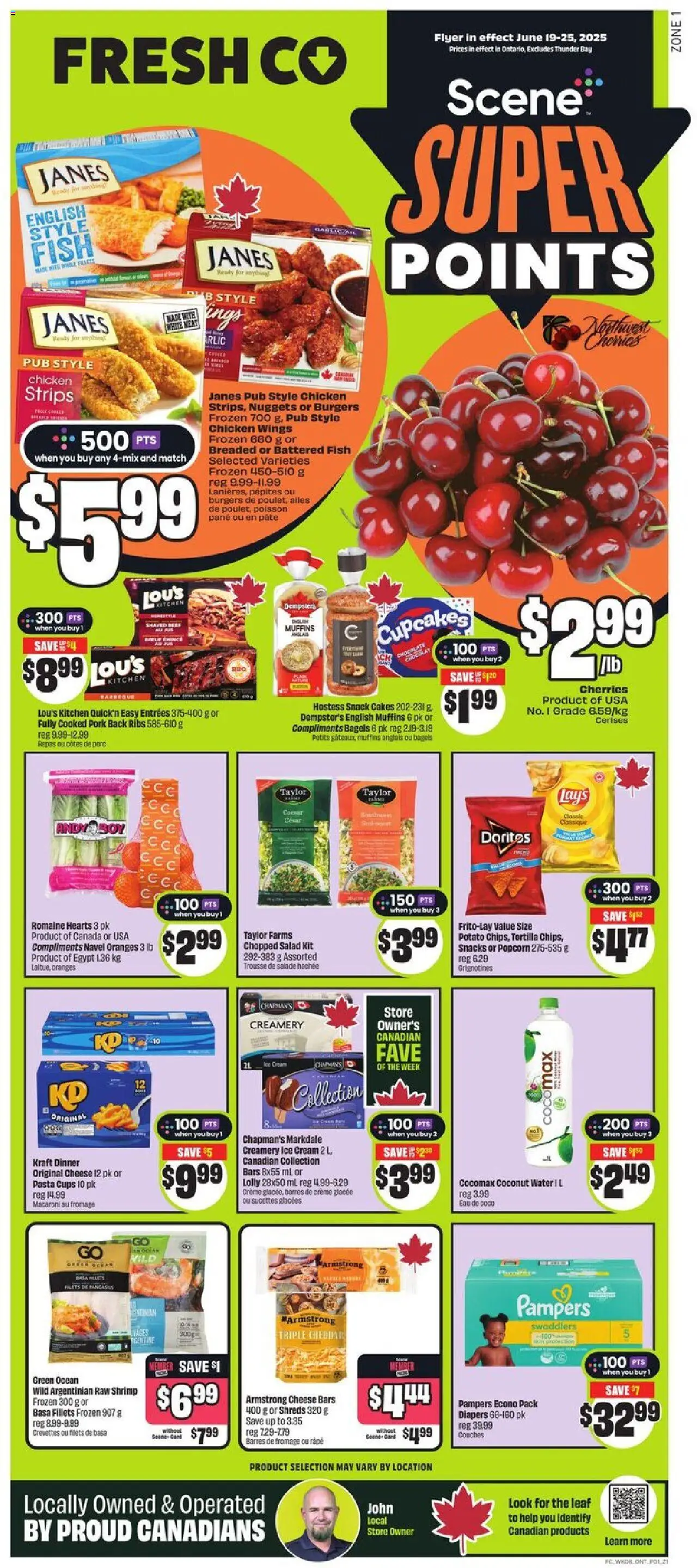 FreshCo flyer valid from Jun 19, 2025 - page number 1