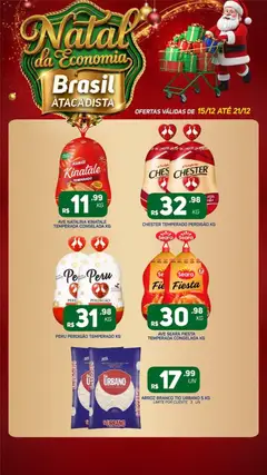 Pré-Visualização do folheto "Ofertas da semana" da loja Brasil Atacadista válido a partir de 15/12/2025