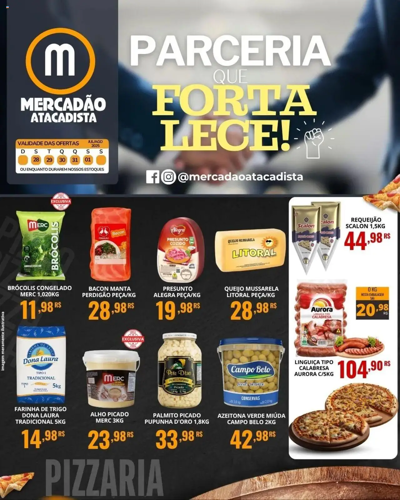 Mercadão Atacadista folheto "Ofertas da semana" válido a partir de 28/07/2025 - número de página 1
