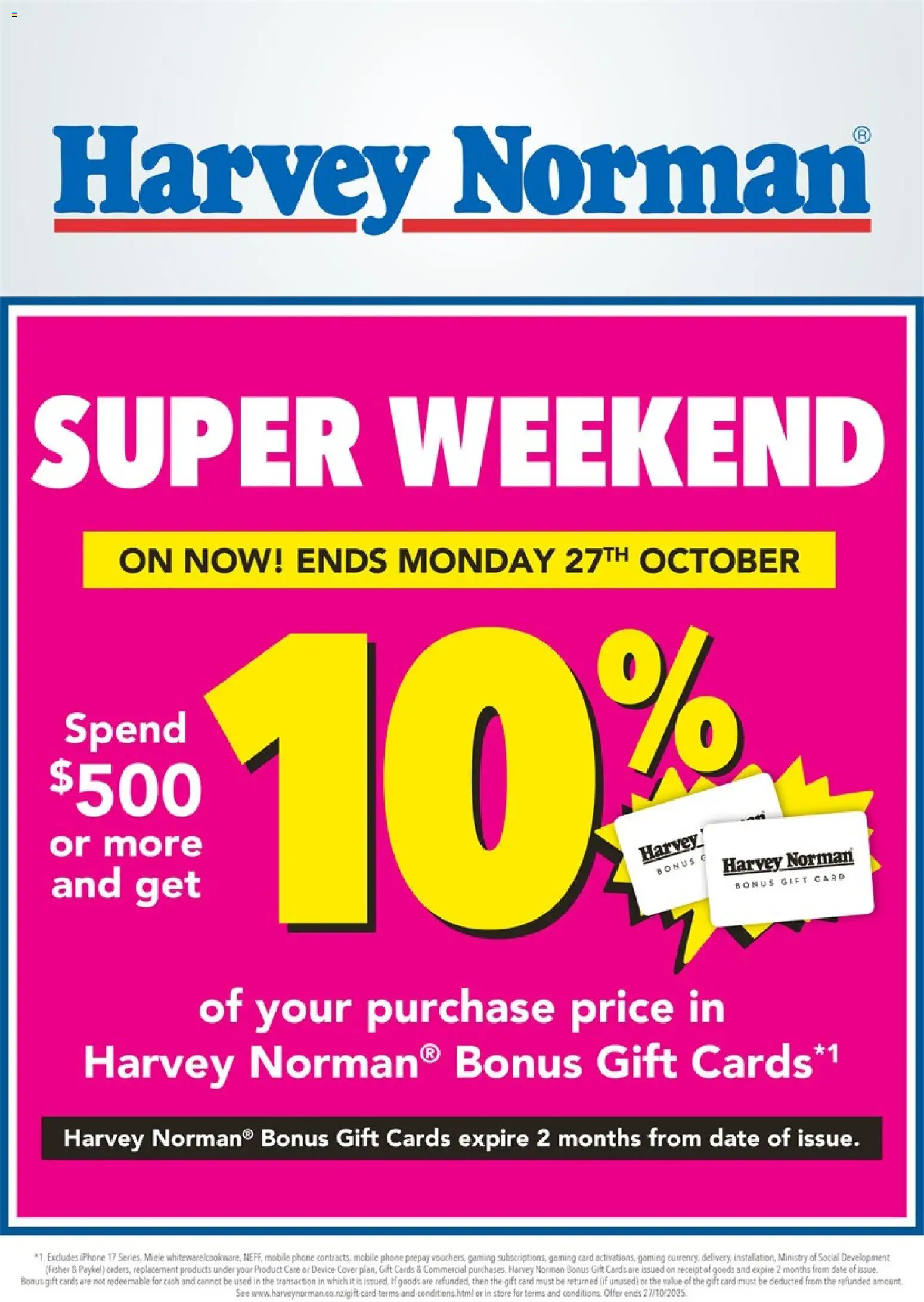 Catalogue Harvey Norman catalogue valid from 25 Oct 2025 - page 1