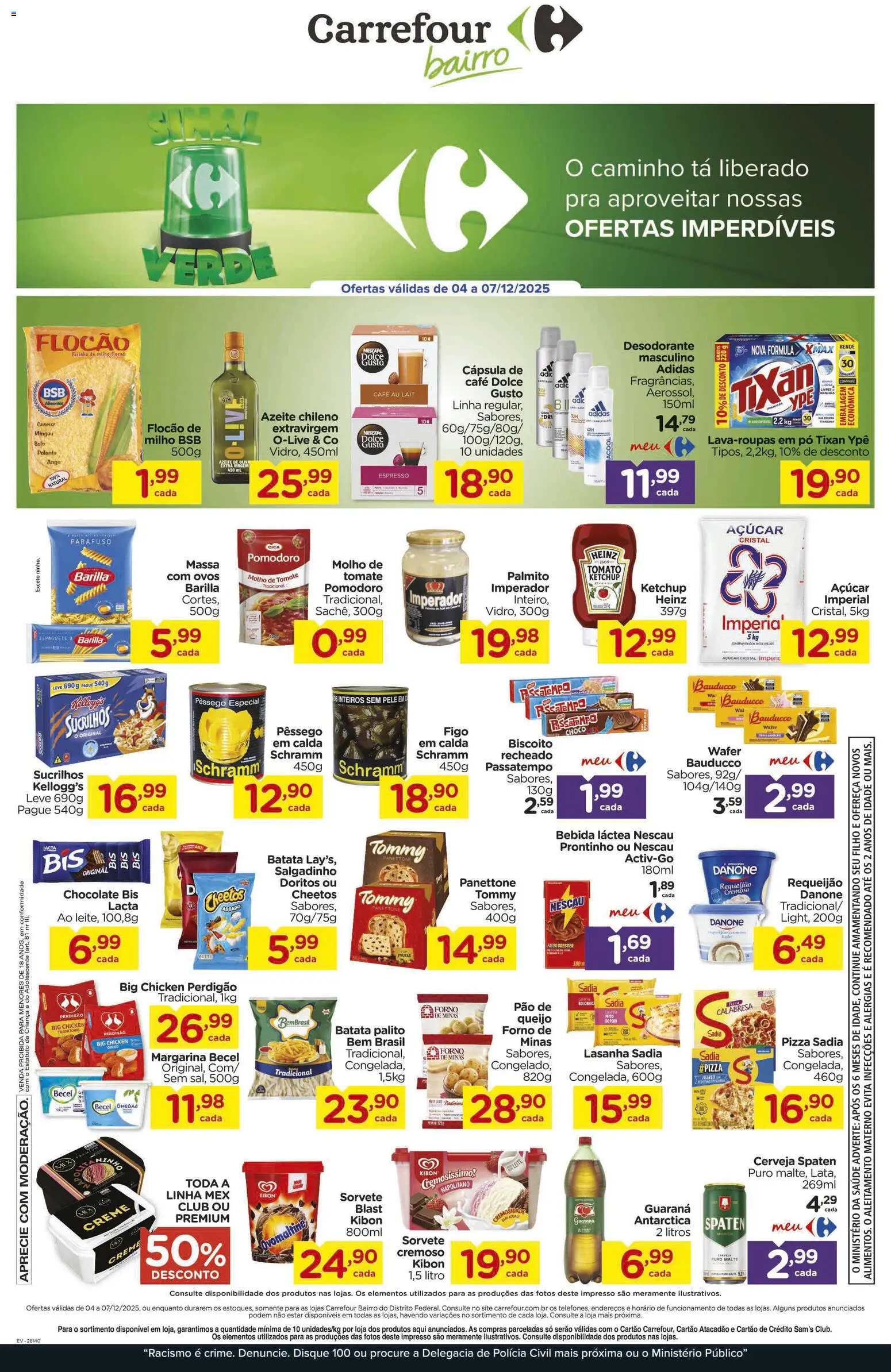 Pré-Visualização do folheto "Ofertas da semana" da loja Carrefour Bairro válido a partir de 04/12/2025