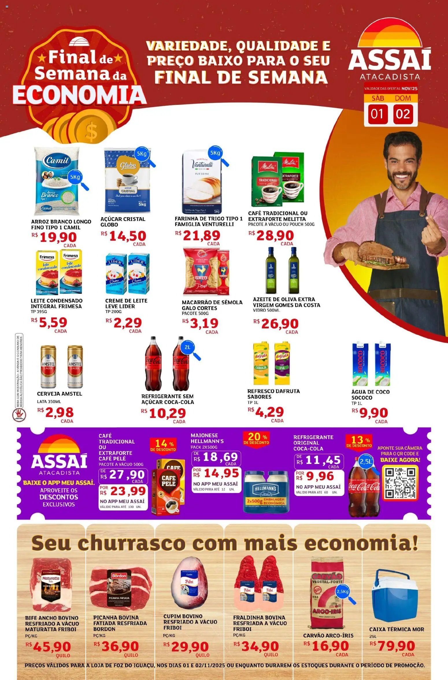Pré-Visualização do folheto "Encarte - PR" da loja Assaí Atacadista válido a partir de 01/11/2025