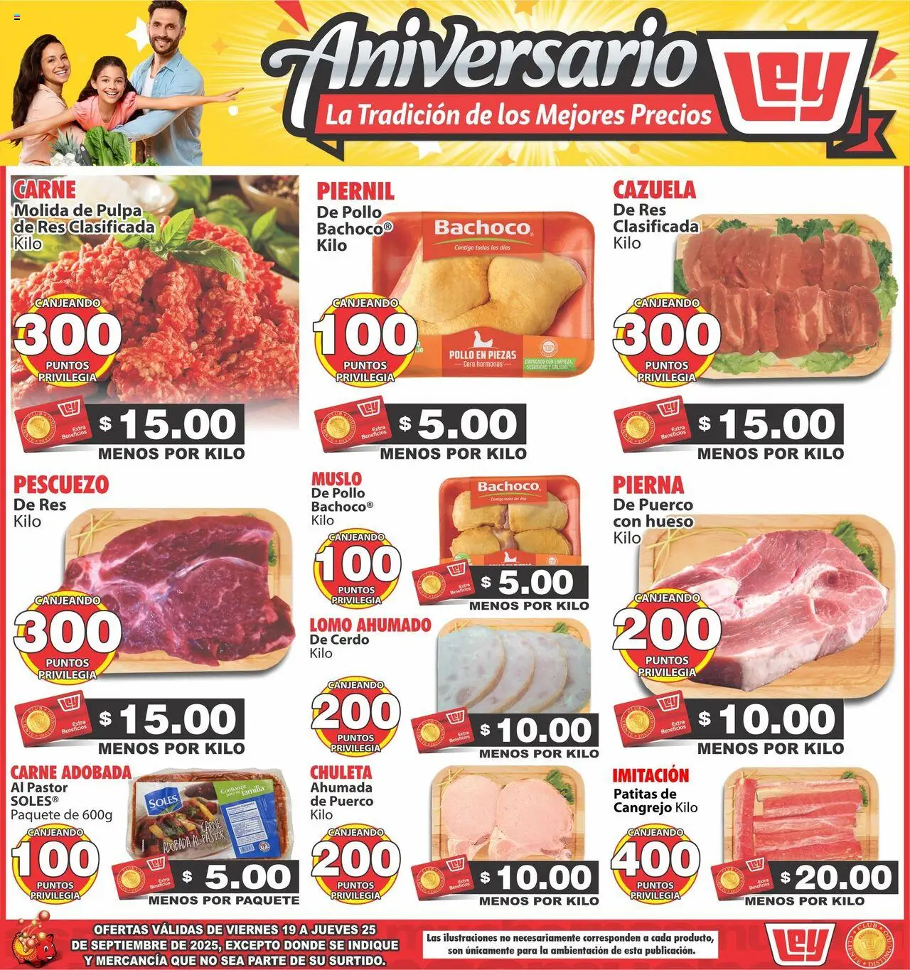 Folleto Frontera Casa Ley y sus promociones válidas desde el 19/09/2025 - Número de página 1