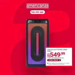 Pré-Visualização do folheto "Ofertas atuais" da loja Lojas Americanas válido a partir de 14/10/2025