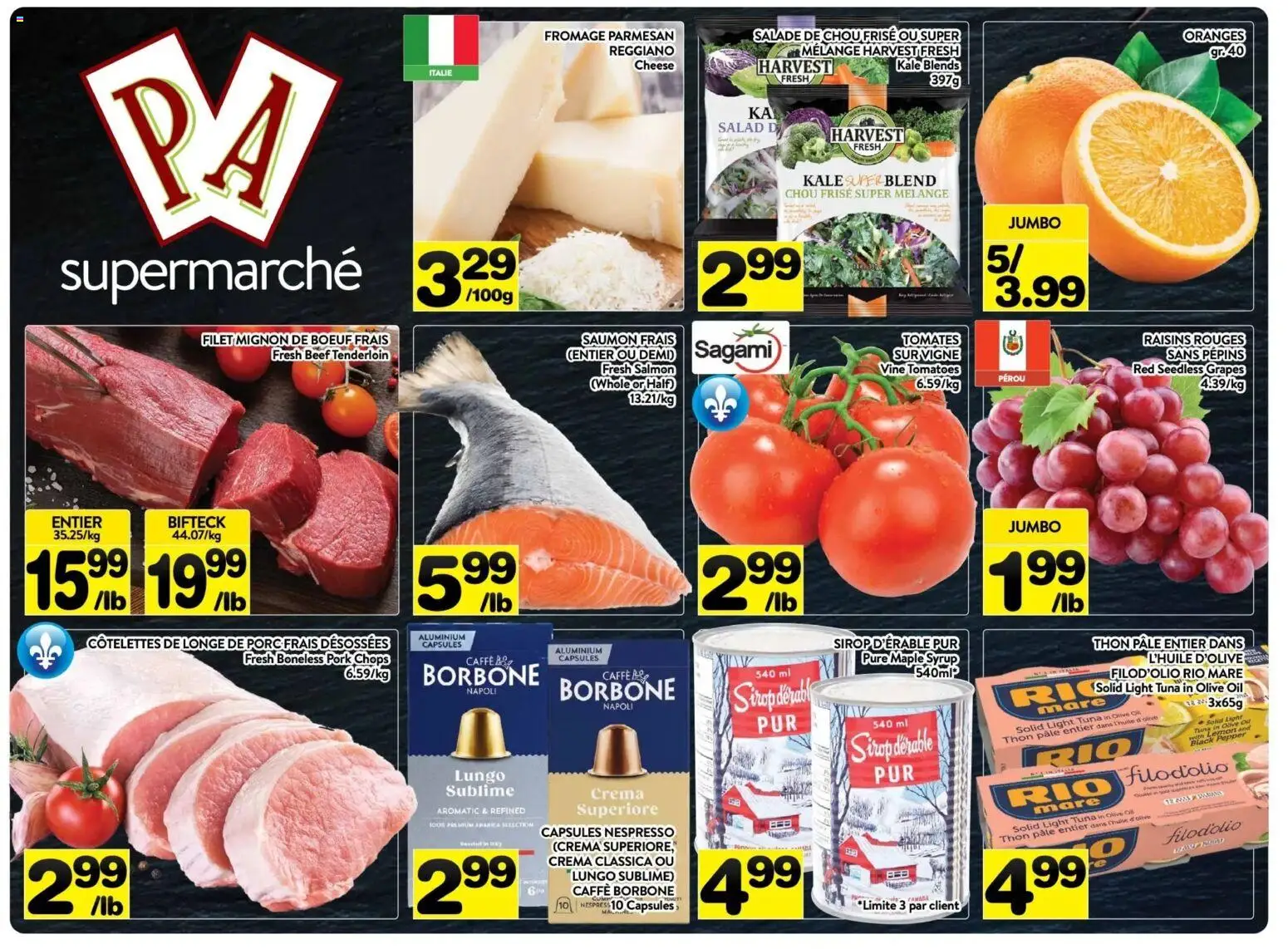 Preview of leaflet Weekly flyer / circulaire from shop Pa Supermarché is valid from Feb 16, 2026