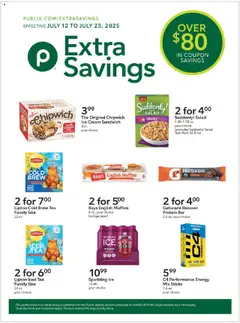Ad Preview of Publix Extra Savings from 07/12/2025