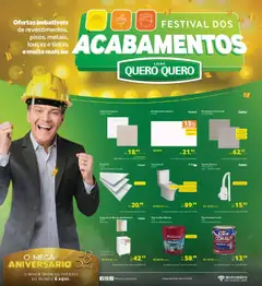 Pré-Visualização do folheto "Ofertas atuais" da loja Lojas Quero-Quero válido a partir de 21/07/2025
