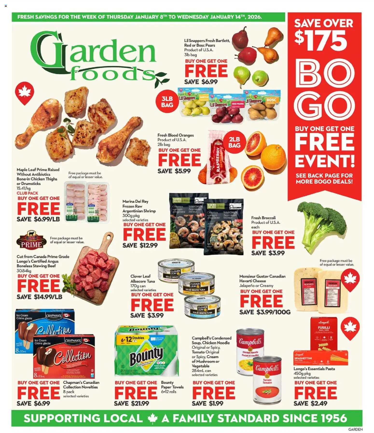 Preview of leaflet Garden Foods from shop Longo's is valid from Jan 08, 2026