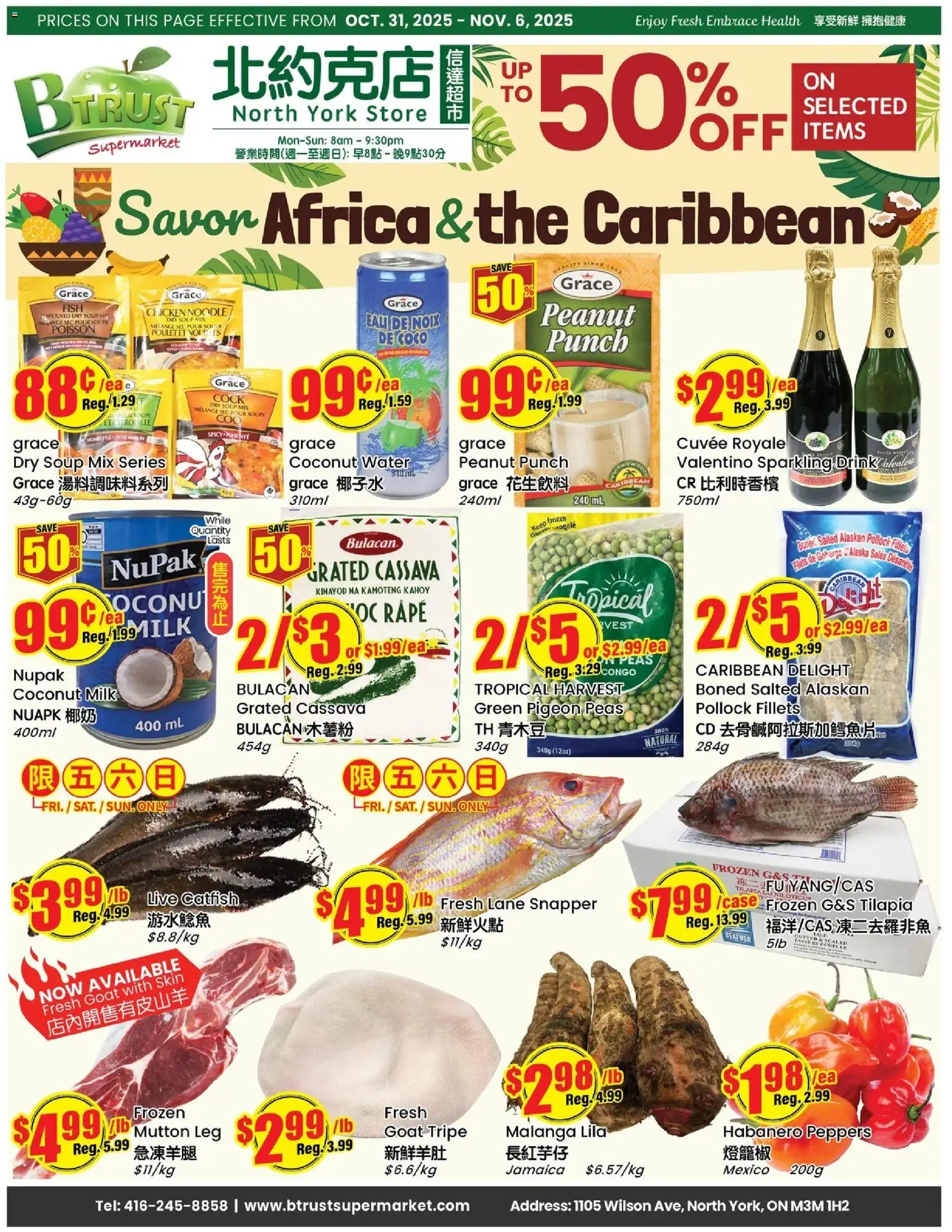 Preview of leaflet Weekly Flyer - Wilson from shop Btrust Supermarket is valid from Oct 31, 2025