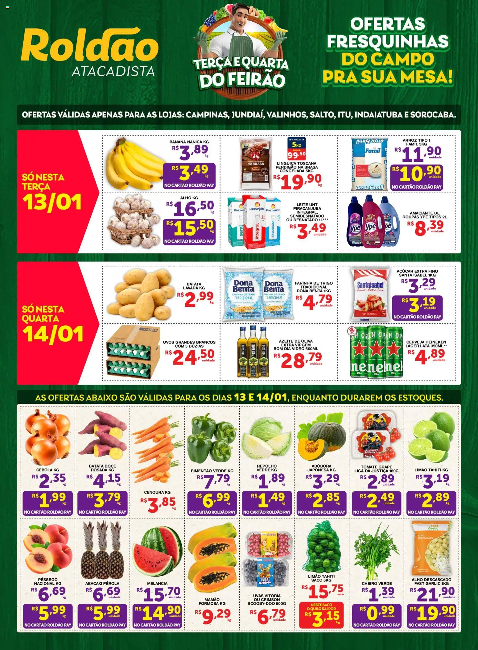 Pré-Visualização do folheto "Ofertas Hortifruti " da loja Roldão válido a partir de 13/01/2026