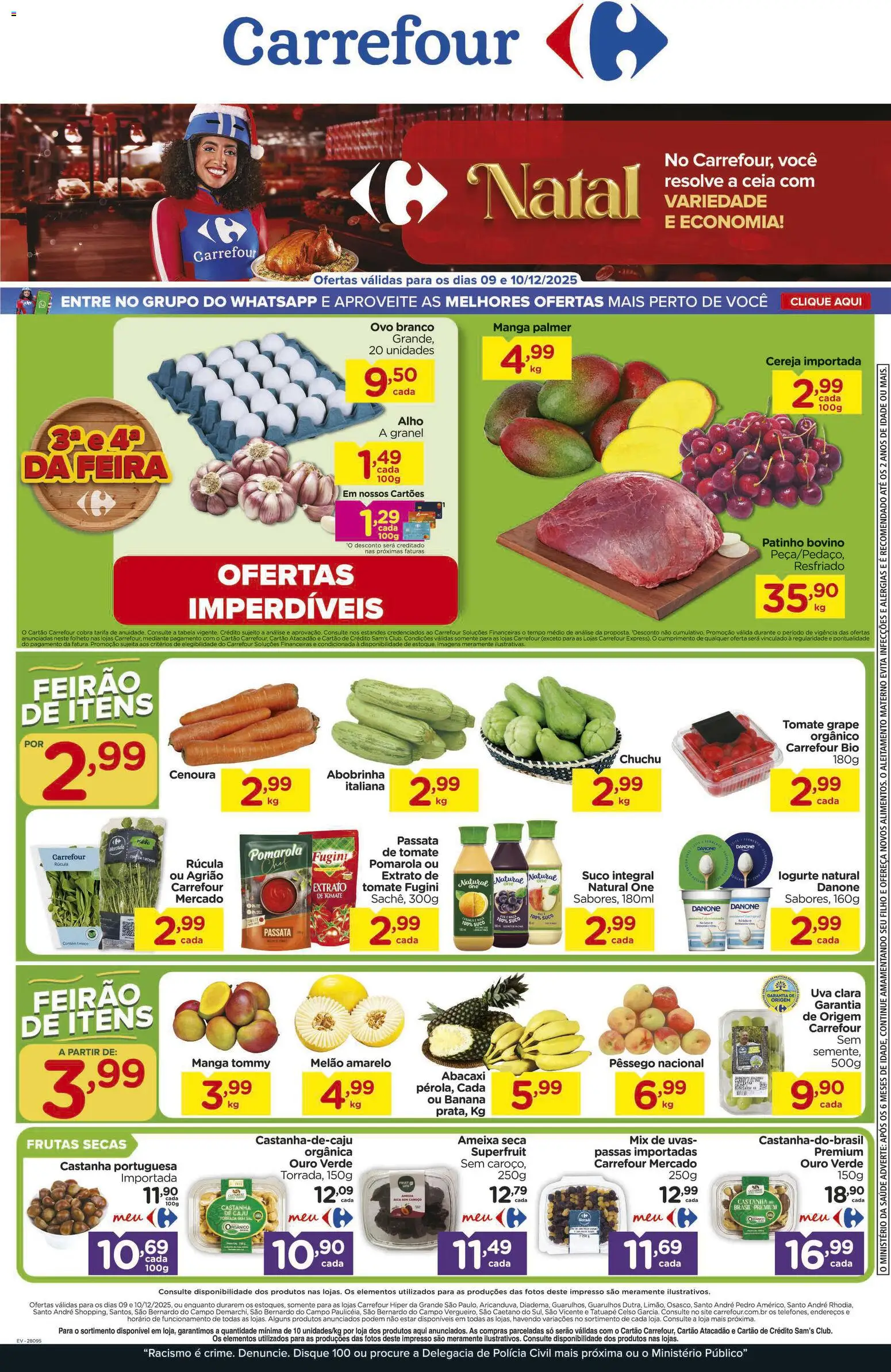 Pré-Visualização do folheto "Ofertas Feira" da loja Carrefour válido a partir de 09/12/2025