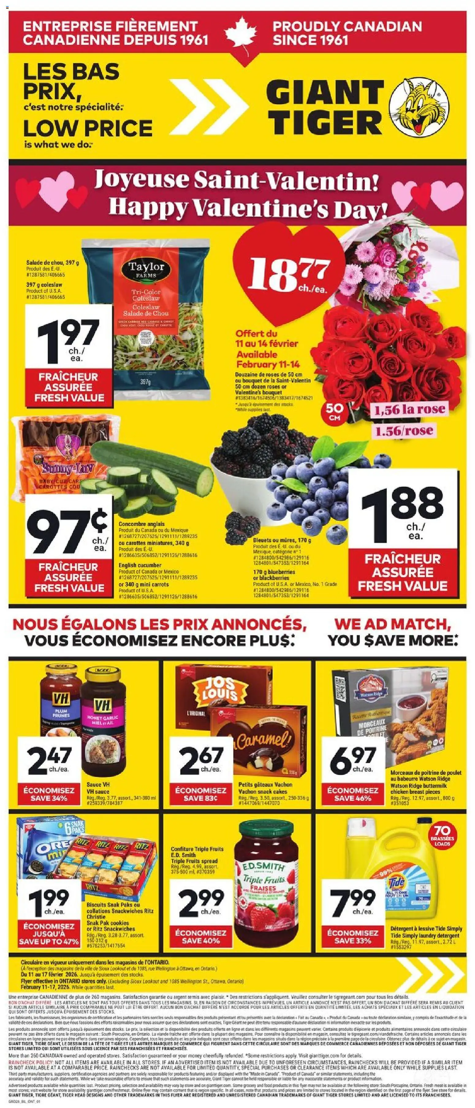Preview of leaflet Circulaire from shop Giant Tiger is valid from Feb 11, 2026