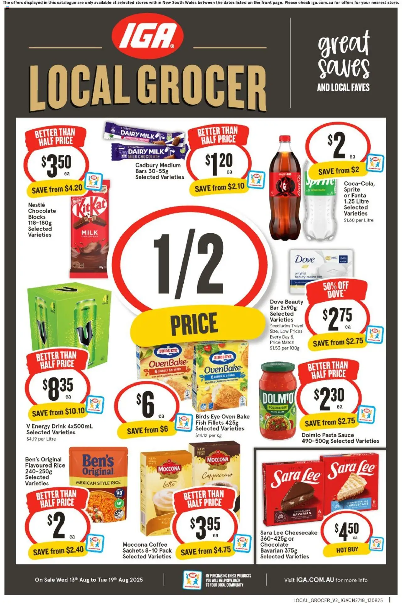 IGA catalogue valid from 13/08/2025 - page 1