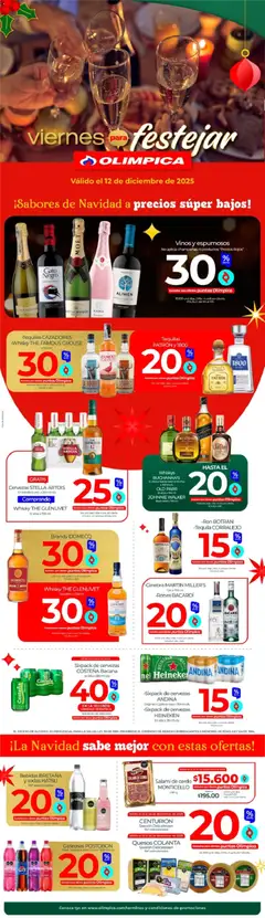 Vista previa del prospecto Viernes para festejar del almacen Olímpica válida del 12/12/2025 al 12/12/2025