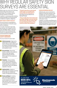 Preview of catalogue Safety Spotlight Magazine from shop Black Woods valid 07/10/2025 | Page: 17