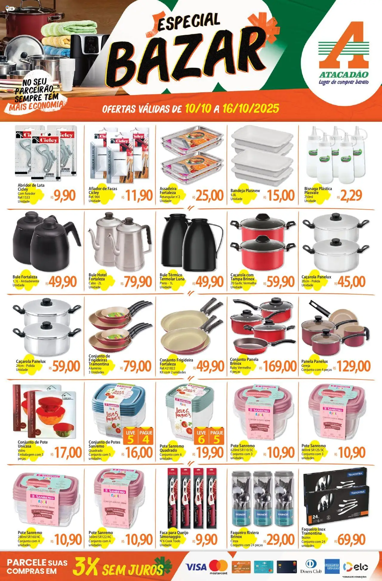 Atacadão folheto "Ofertas - SE" válido a partir de 10/10/2025 - número de página 1