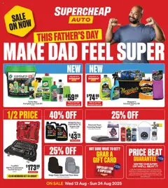 Preview of catalogue Catalogue from shop Supercheap Auto valid 13 Aug 2025