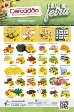 Pré-Visualização do folheto "Ofertas da semana" da loja Cercadão válido a partir de 07/01/2026