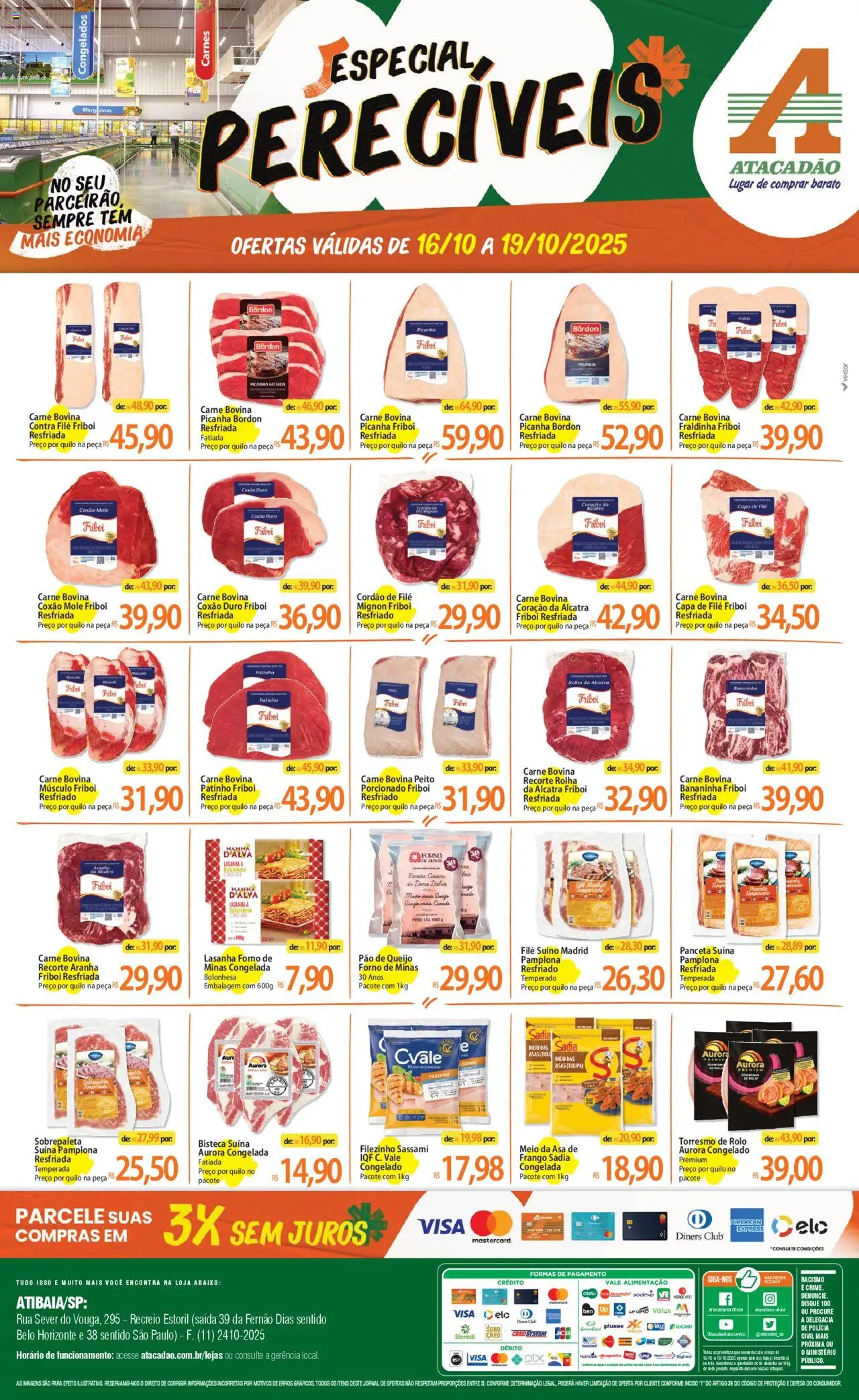 Atacadão folheto "Ofertas - SP" válido a partir de 16/10/2025 - número de página 1
