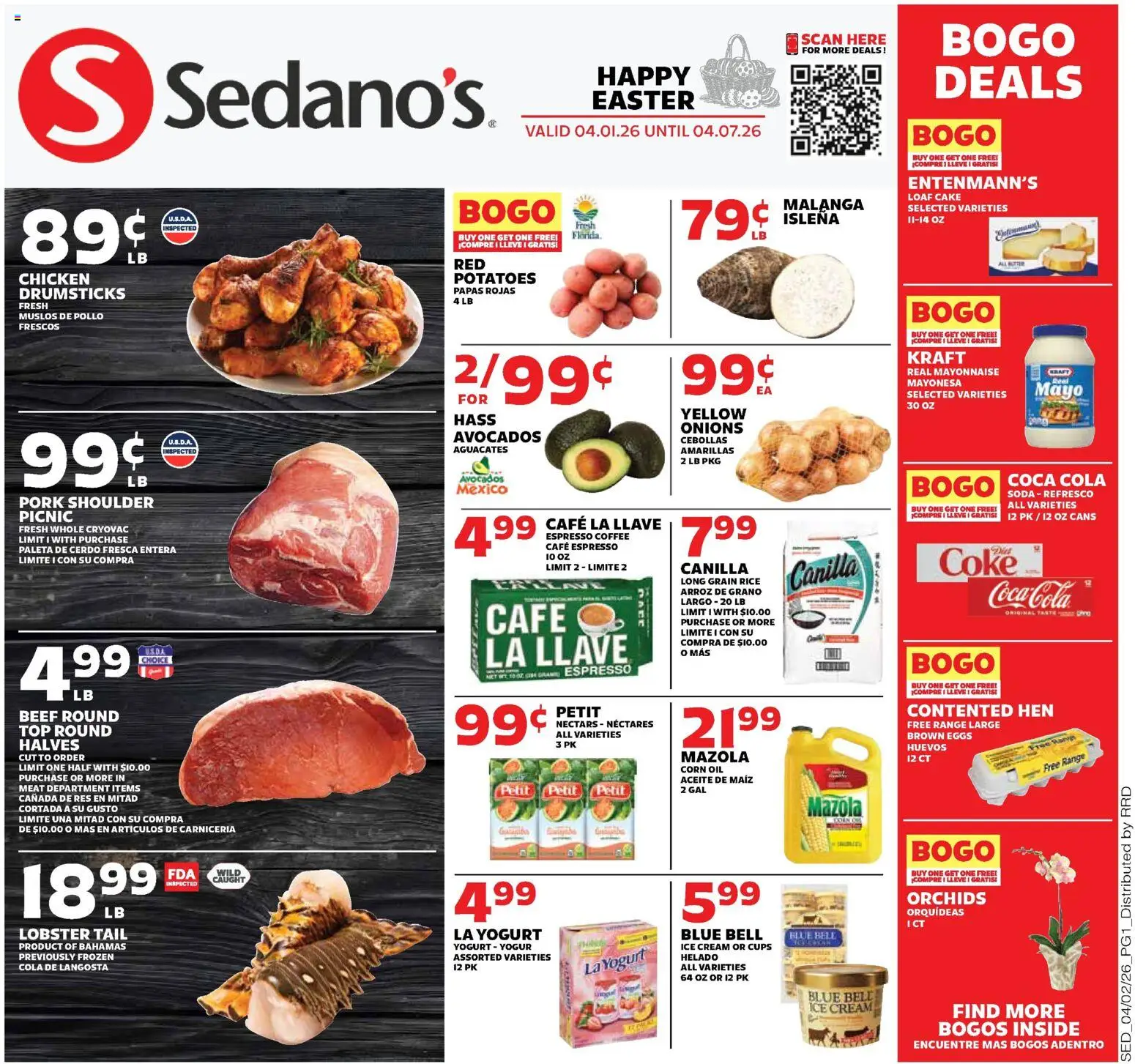 Ad Preview of Sedano's Sedano's Weekly Ad from 04/01/2026