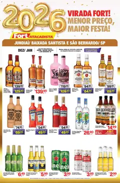 Pré-Visualização do folheto "Ofertas Bebidas" da loja Fort Atacadista válido a partir de 19/12/2025