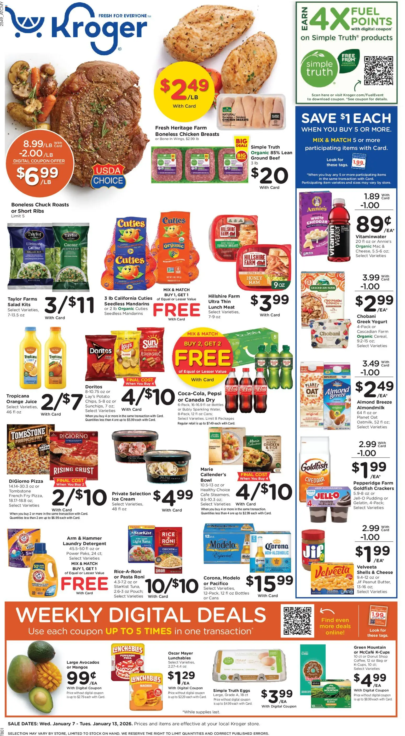 Ad Preview of Kroger Weekly Ad from 01/07/2026