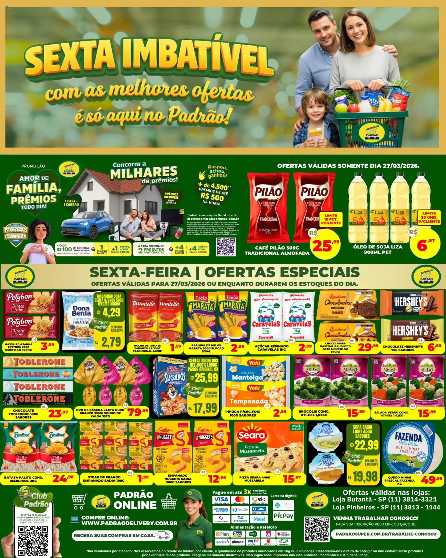 Pré-Visualização do folheto "Supermercado Padrão ofertas Especiais" da loja Supermercado Padrão válido a partir de 27/03/2026