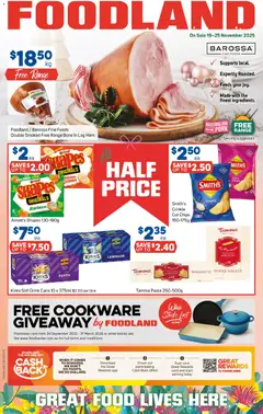 Preview of catalogue Catalogue from shop Foodland valid 19/11/2025