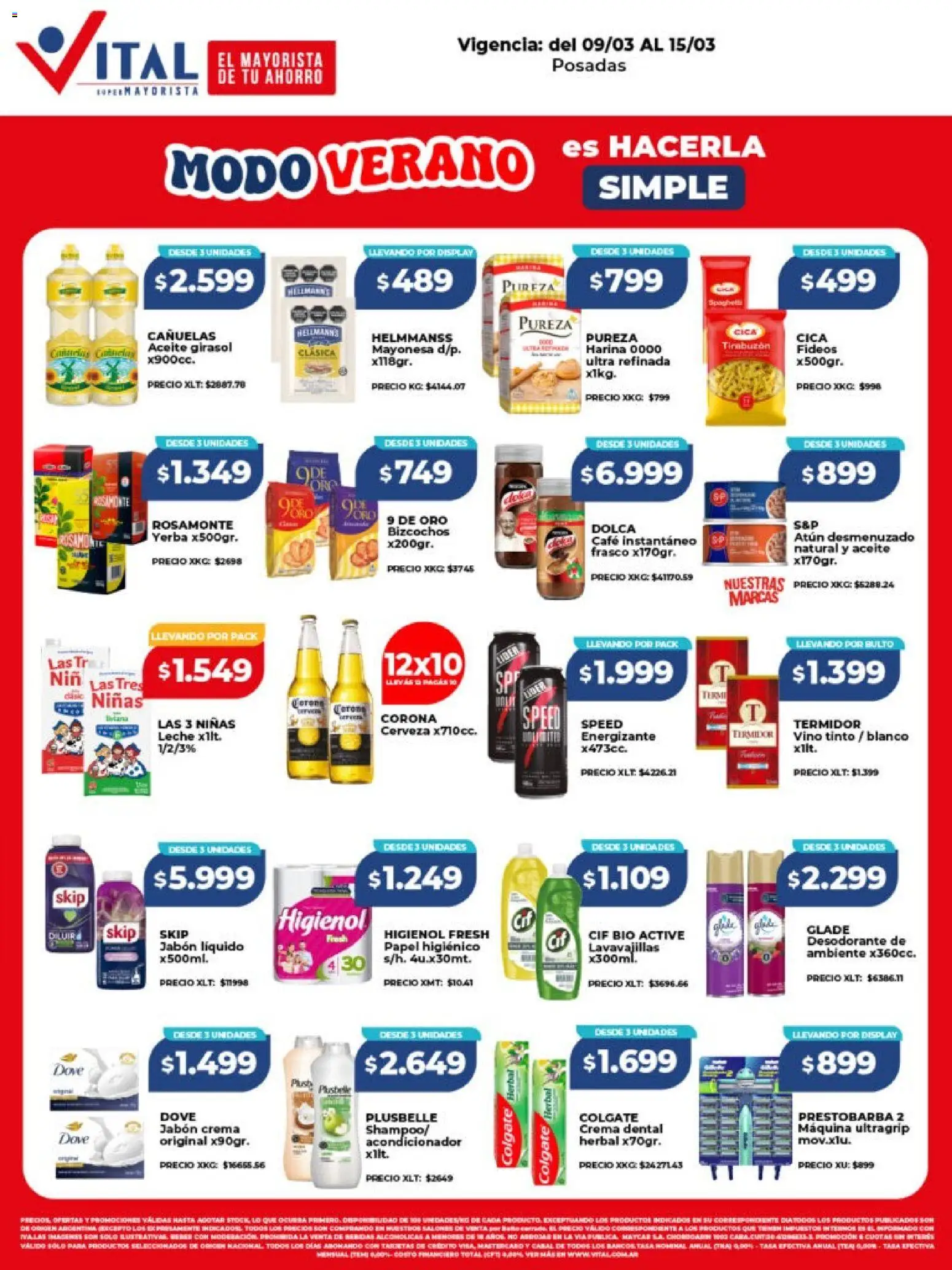 Vista previa del folleto de la tienda Vital válido desde el 09/03/2026 