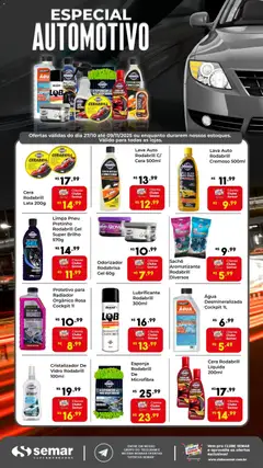 Pré-Visualização do folheto "Ofertas Especial Automotivo" da loja Semar Supermercado válido a partir de 27/10/2025