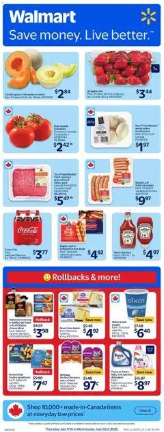 Preview of leaflet Weekly Flyer - AB from shop Walmart is valid from Jul 17, 2025
