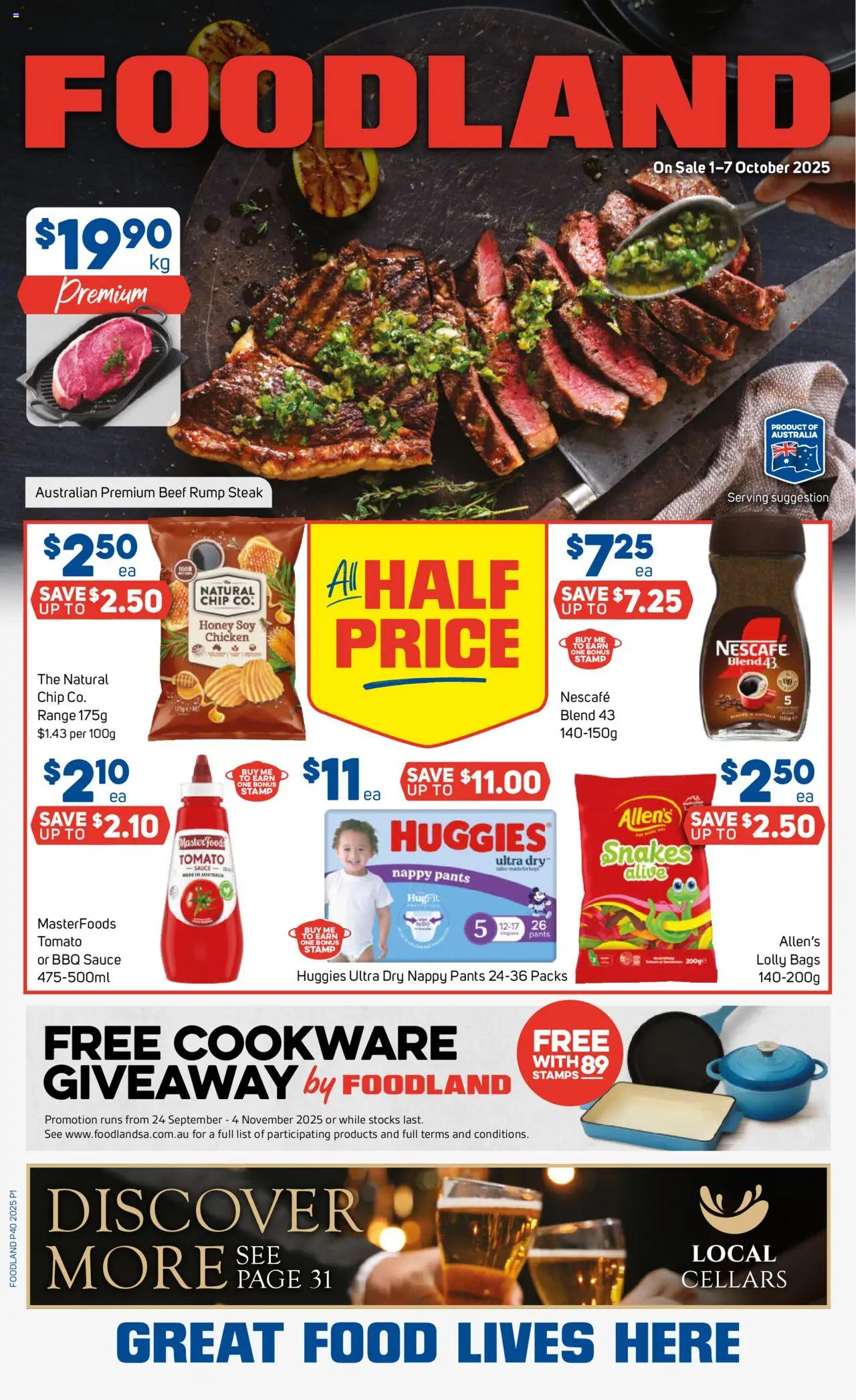 Foodland catalogue valid from 01/10/2025 - page 1