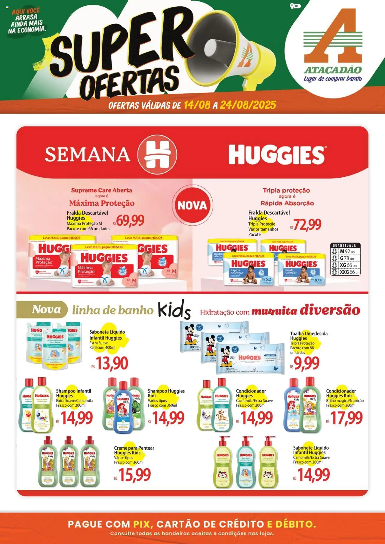 Atacadão folheto "Ofertas - RS" válido a partir de 14/08/2025 - número de página 1
