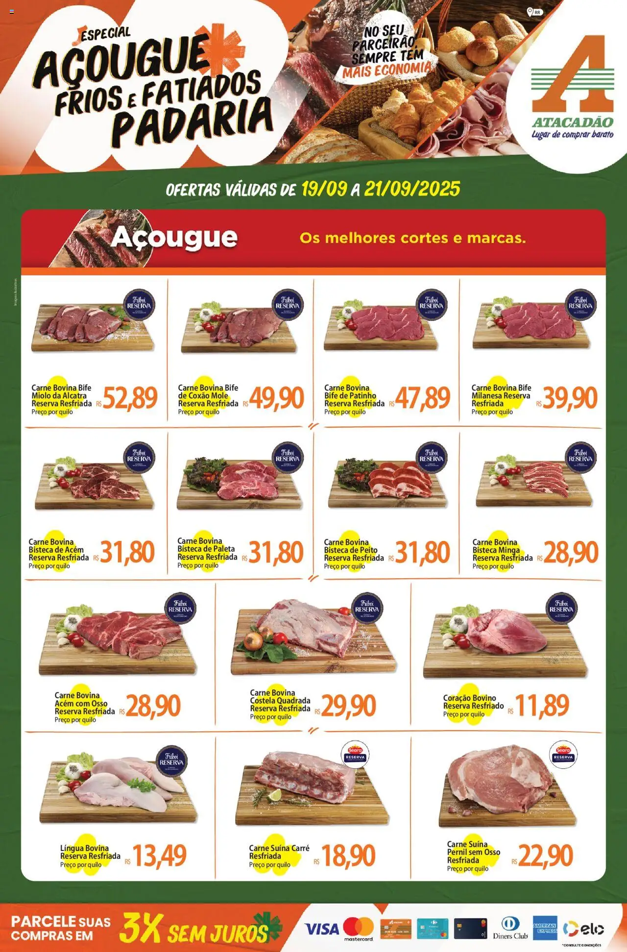 Atacadão folheto "Ofertas - RR" válido a partir de 19/09/2025 - número de página 1